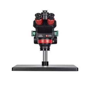 YCS 7060X 7.0-60X Wide Angle Synchronous Zoom Trinocular Stereo Microscope