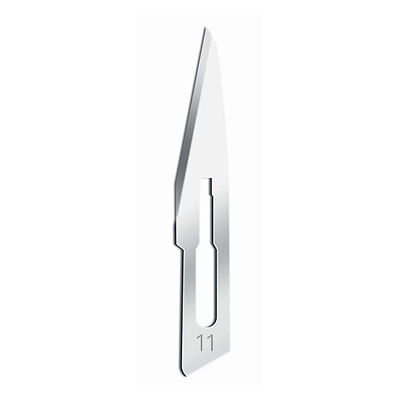 10 PCS Carbon Steel Surgical Scalpel Blades - Size 11