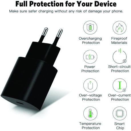 World Choice Super Fast Charging (PD 25W - USB C) & Type C to Type C Cable - Image 4
