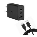 65W Super Fast Power Charger with Cable for Mobiles, Other Devices