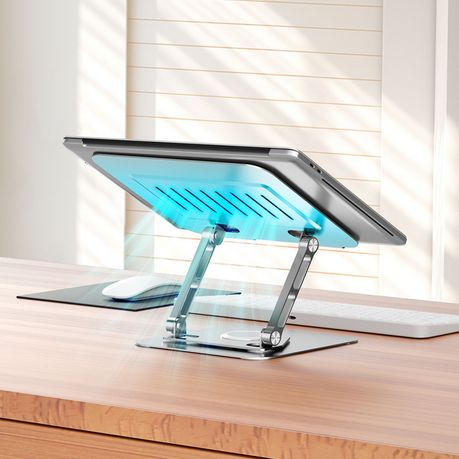 BWOO Adjustable Metal Laptop Stand with 360 Rotation Base BO-ZJ142 - Image 5