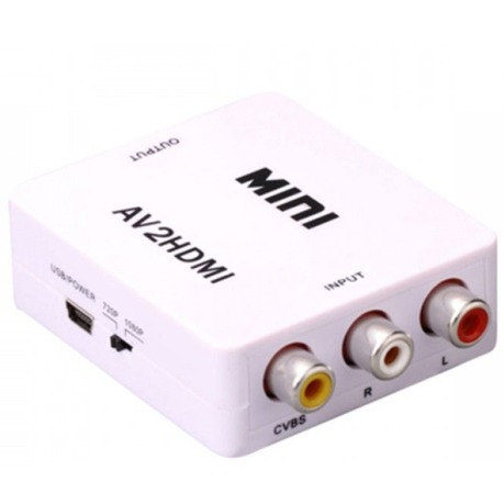 Mini AV To HDMI Converter Adapter - RCA Cable to HDMI Splitter HDMI Adapter - Image 5