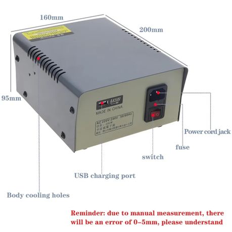 Kada Hot Air Soldering Iron Station 2018D+ 2 in1 - Image 4