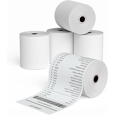 POS Thermal Paper Till Rolls 80x83mm (Pack of 5 Rolls) - Image 4