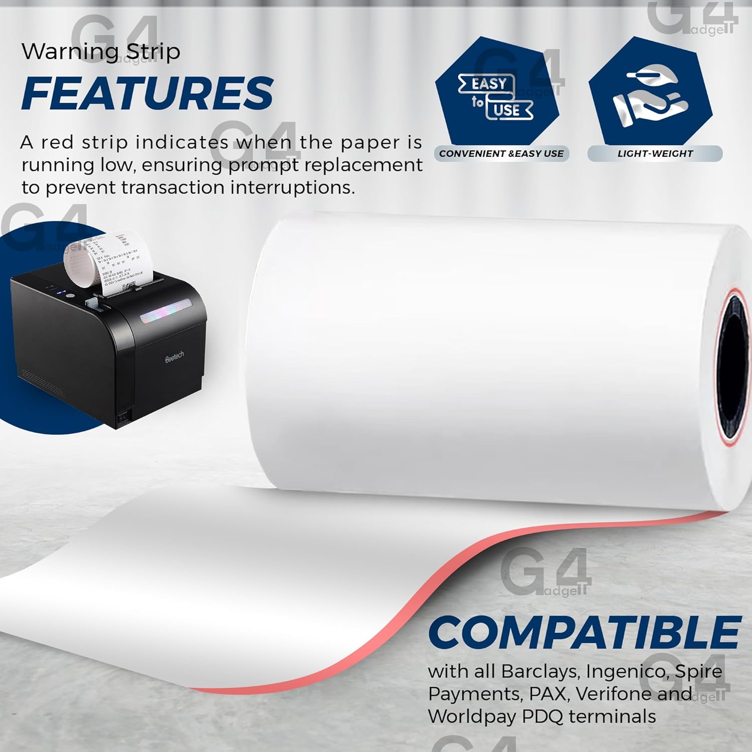 57x40 Thermal Speed Point Rolls (100 Rolls in a box) - Image 4