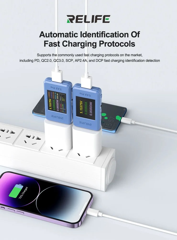 RELIFE XA3 Pro USB Smart Detector - Image 2