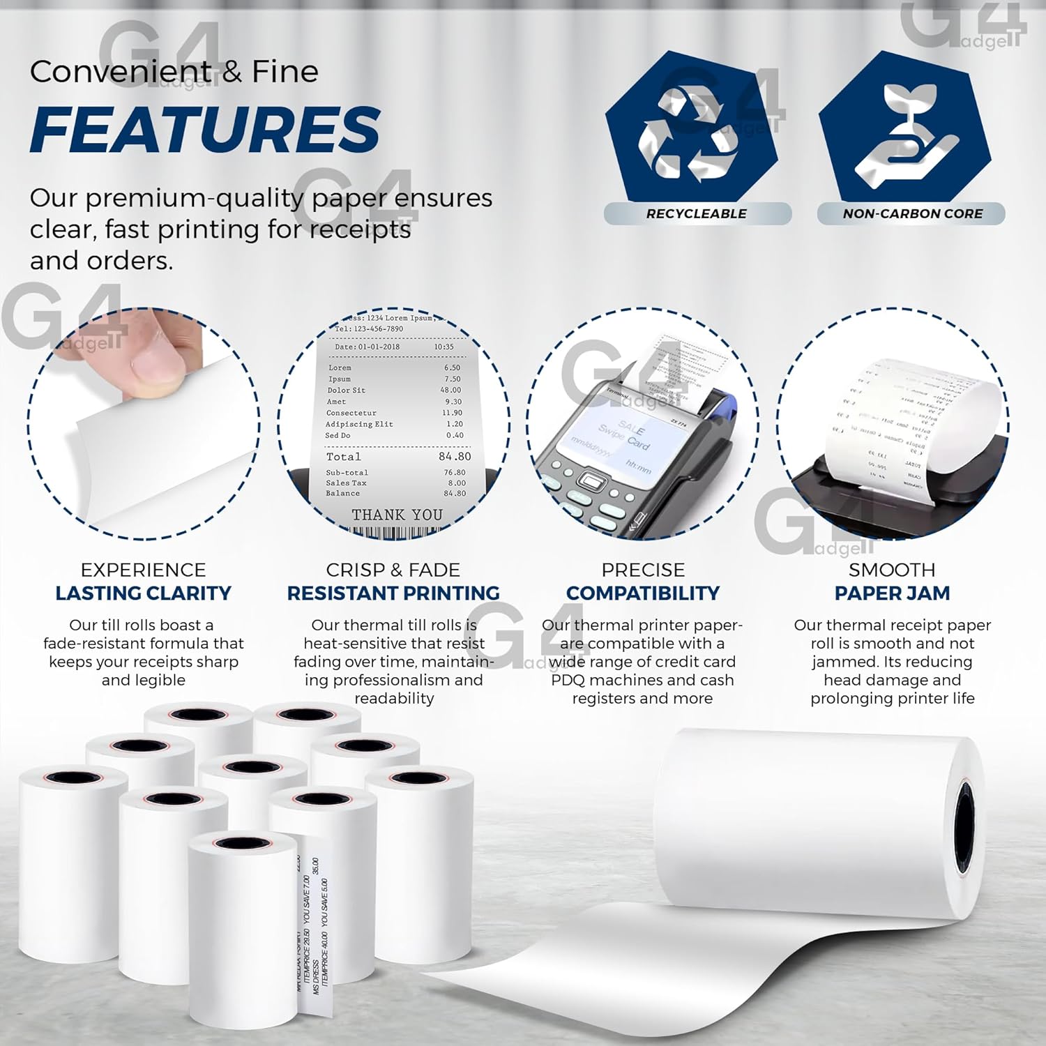 57x40 Thermal Speed Point Rolls (100 Rolls in a box) - Image 9
