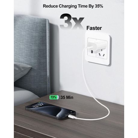 Super Fast 35W USB-C Charging Power Adapter For IOS/Android 15 & 16 Series - Image 2