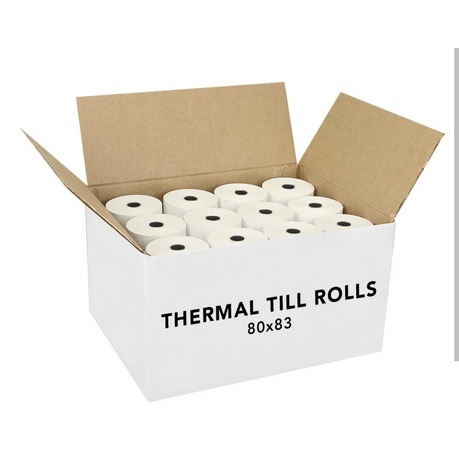 POS Thermal Paper Till Rolls 80x83mm (Pack of 5 Rolls)