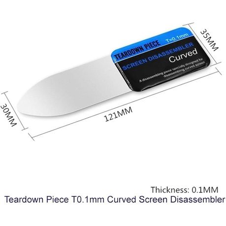 TearDown Piece T=0.1mm Steel Metal Mobile Phone Repairing Tool Ultra Thin - Image 2