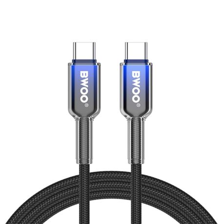 BWOO USB-C to USB-C Fast Charging Cable PD 65W 1MTR