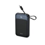 BWOO 10000mAh Magnetic Power Bank Built-In Charging Cabl