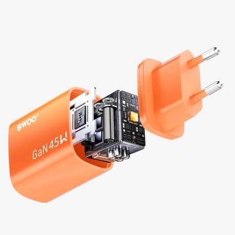 BWOO PD 45W GaN Charger with USB-C Cable - Image 6