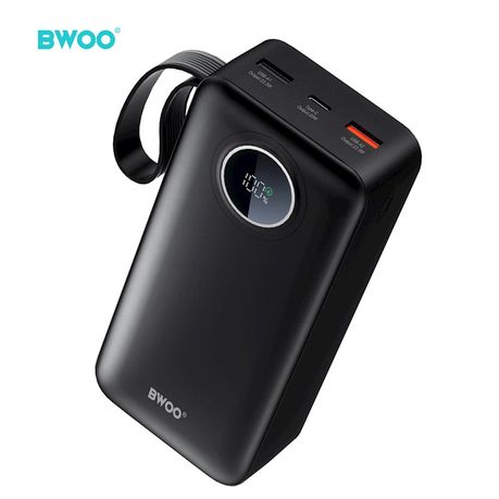 BWOO 22,5W 30000 mAh power bank with LCD screen