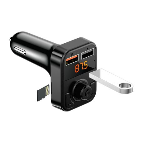 BWOO USB-A Car Charger dual ports Wireless FM Transmitter 0.8A output BT - Image 3