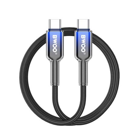 BWOO USB-C to USB-C Fast Charging Cable PD 65W 1MTR - Image 3