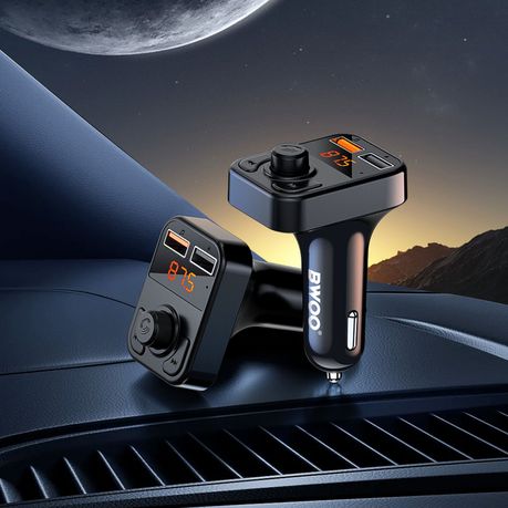 BWOO USB-A Car Charger dual ports Wireless FM Transmitter 0.8A output BT - Image 4