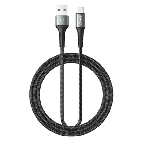 BWOO USB-A to Type-C Fast Charging Data Cable 2MTR - Image 4