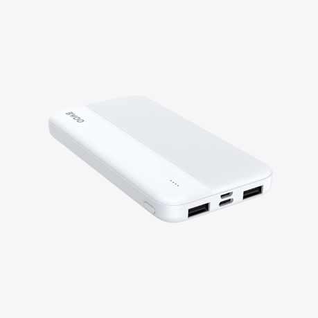 BWOO 10000 MAH Ultra Slim Dual USB-A Outputs Power Bank