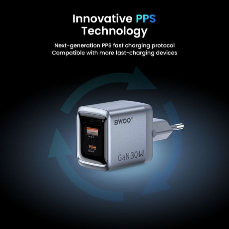 BWOO PD 30W Gan Dual Port Charger - Image 4