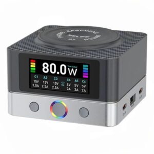 Relife Q7 6-Port 80W Super Fast Charging Station