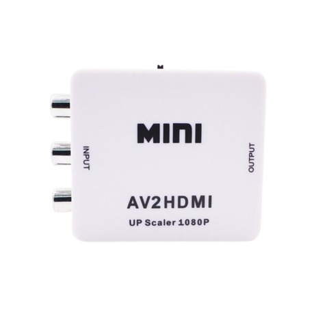 Mini AV To HDMI Converter Adapter - RCA Cable to HDMI Splitter HDMI Adapter - Image 6
