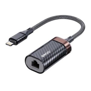 BWOO Network Adaptor Lightning to Ethernet Adaptor