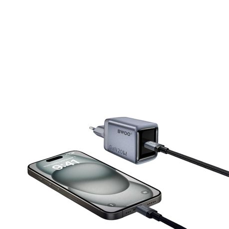 BWOO Gan Wall Charger PD 20W EU Travel Charger - Image 3