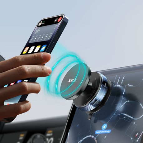 Vacuum Suction Cup Magnetic Car Mobile Phone Holder - Image 6