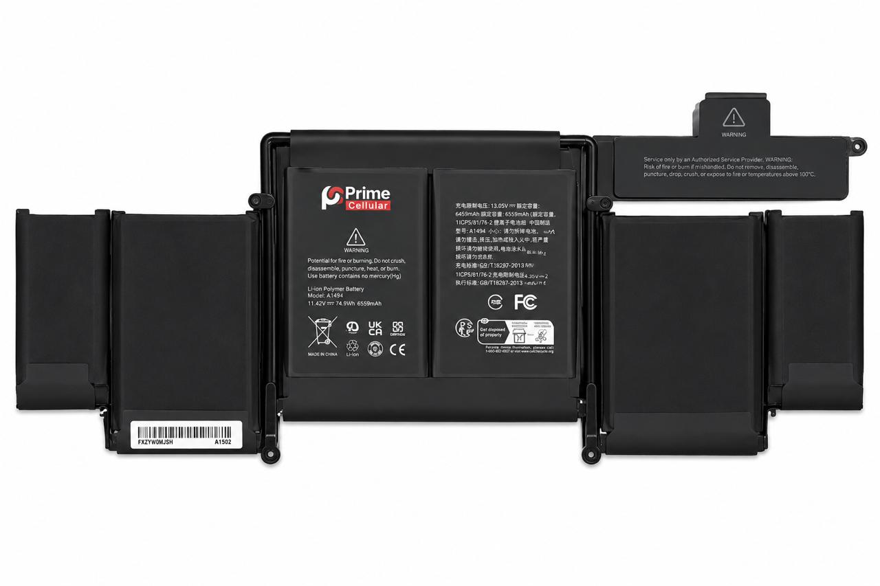 Compatible Laptop Battery for Apple MacBook Pro 13" Retina A1502 / A1493
