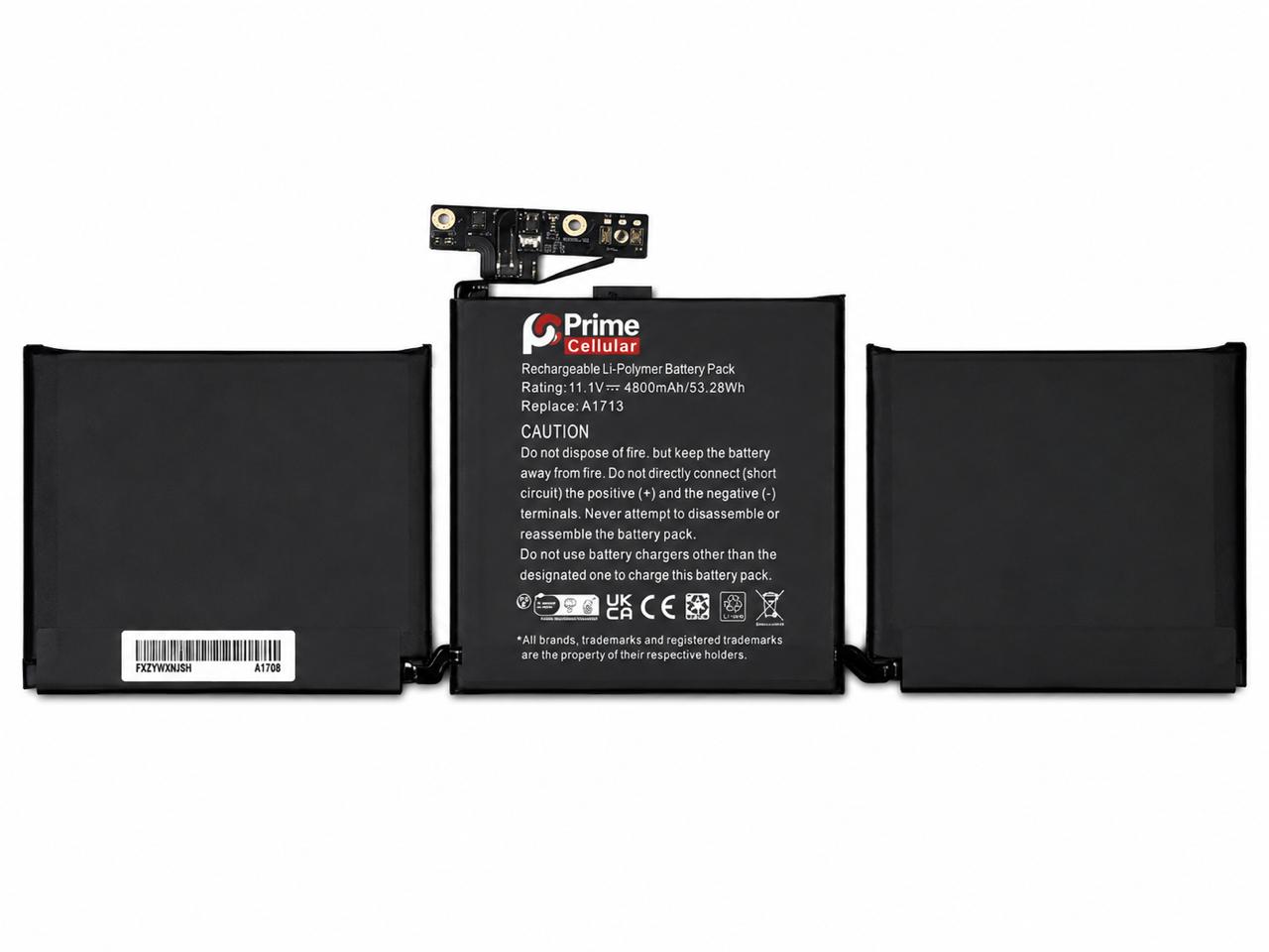 Compatible Laptop Battery for Apple MacBook Pro 13" A1708 / A1713 / A2289 /
