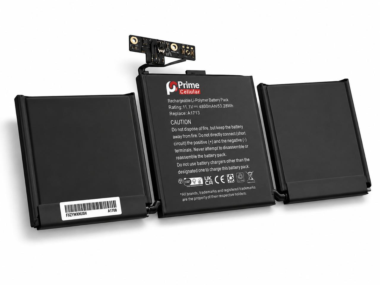 Compatible Laptop Battery for Apple MacBook Pro 13" A1708 / A1713 / A2289 / - Image 3